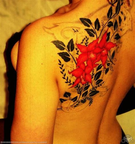 Large Back Tattos For Women Floral Flower Tattoos For Women On Back