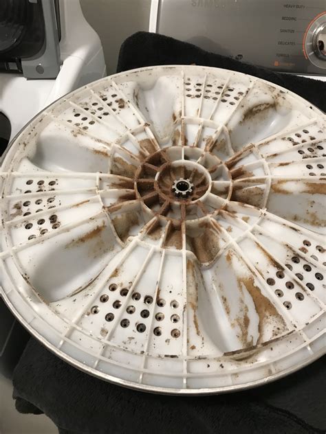 Solved Samsung Washer Brown Residue Disgusting Samsung