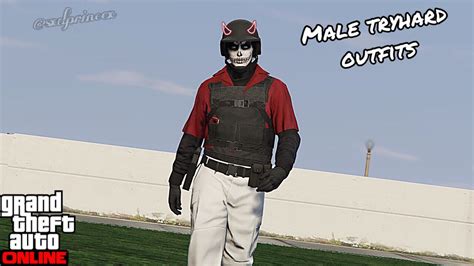Gta Online Male Tryhard Outfits Xboxps4 Youtube