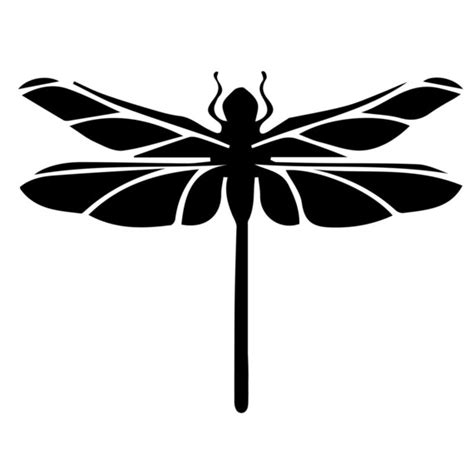 Dragonfly Cutting Stencilvinyl Svg File Etsy