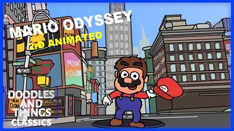 Mario Odyssey Trailer 2d Animated Animation Youtube