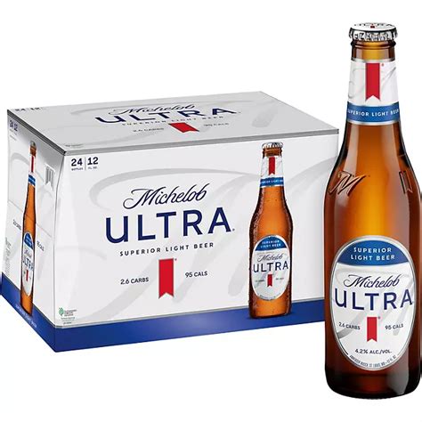 Michelob Ultra Superior Light Beer 12 Fl Oz Bottle 24 Pk Sams Club