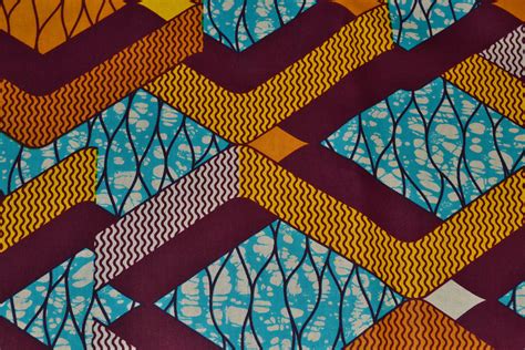 African Wax Print Diamonds African Abstract Art African Print Fabric