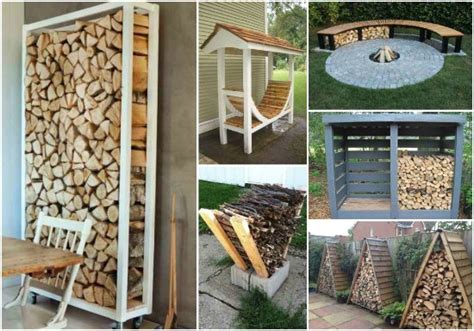 18 Firewood Storage Ideas