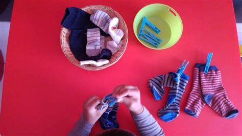 Montessori Atelier Chaussettes Et Pinces à Linge Le Blog De Carole