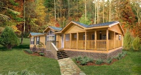 Dream Log Cabin Style Mobile And Modular Homes 18 Photo Get In The