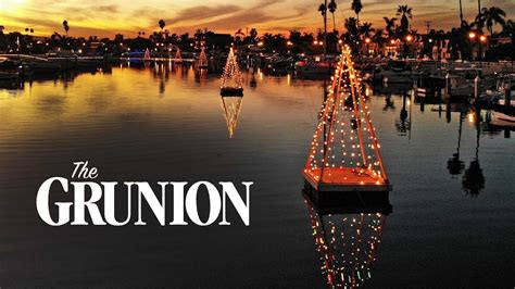 World Famous Long Beach Floating Christmas Trees Youtube