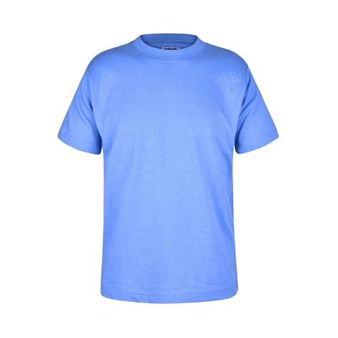Sky Blue T Shirt Plain Range From Smarty Schoolwear Ltd Uk