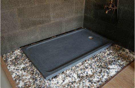 60 X 34 Granite Shower Pan Gray Bathroom Stone Quasar Granite Shower