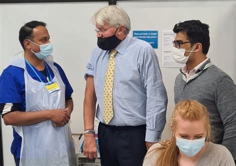 Andrew Mitchell Says Thank You To Dr Rahul Dubb And His Team For All Their Hard Work With The