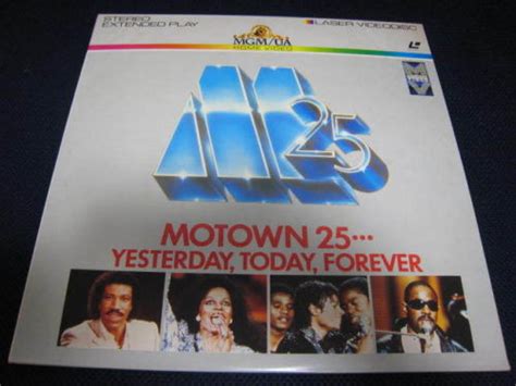 Motown 25 Yesterday Today Forever 1983 Laserdisc Discogs