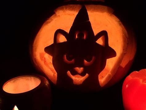 Witch Hat Pumpkin Stencil