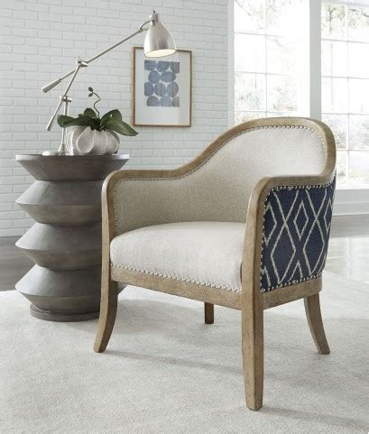 Its charming silhouette and clean lines will fit in a bedroom corner, in the office or living room. Small Space Two-Tone Upholstered Accent Chair from Pulaski ...