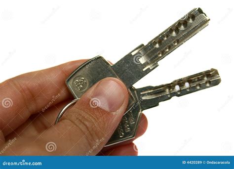 Security Keys Stock Image Image Of Gesture Comfortable 4420289