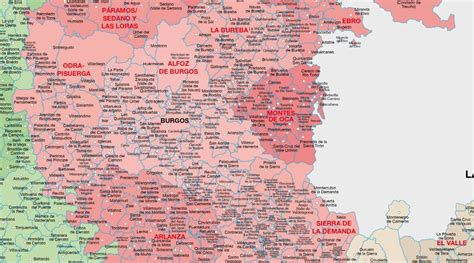 Mapas Vectoriales Provincia Burgosmunicipiosepsillustrator