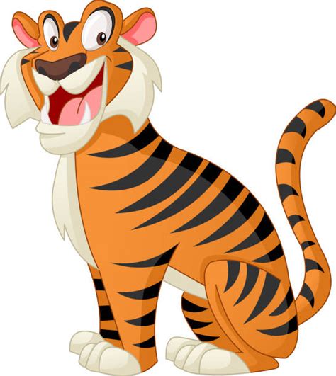 Tiger Cartoon Illustrations Royalty Free Vector Graphics And Clip Art