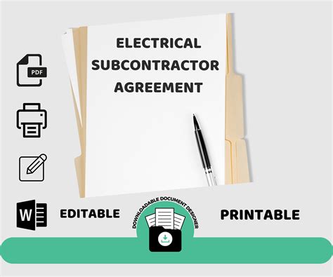 Electrical Subcontractor Agreement - Etsy