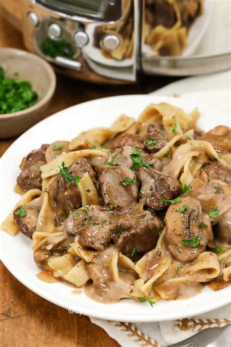 Crock Pot Beef Stroganoff Spend With Pennies