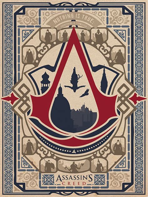 Assassins Creed Graphic Poster 12x16 Art Print Etsy