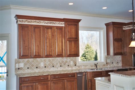 Amount of materials will vary depending on size of your kitchen backsplash. Where to End Kitchen Backsplash Tiles - BELK Tile