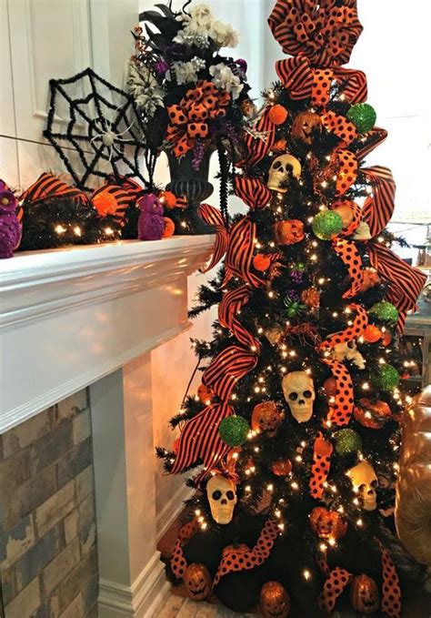 25 Bold And Whimsy Halloween Tree Decor Ideas Digsdigs