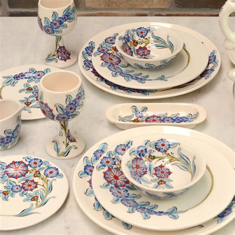 Handmade Ceramic Dinnerware Set For 2 Persons T For Herset Etsy