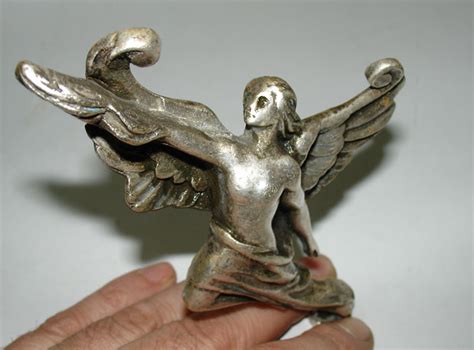 Rarest Winged Nymph Bronze Silverplated Car Mascot For Sale Classifieds