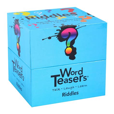 Buy Word Teasers Riddles Riddle Game For Kids Teens And Adults Fun