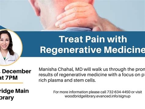 Learn How You Can Treat Your Pain With Regenerative Medicine Woodbridge NJ Patch