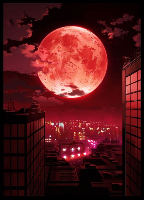 Full Moon Aesthetic Anime Wallpapers Wallpaper Cave