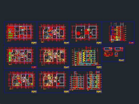 Edificio Multifamiliar En AutoCAD Descargar CAD Gratis MB