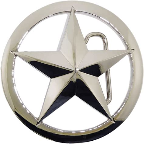 Lone Star Belt Buckle State Texas Us Sheriff Badge Trooper
