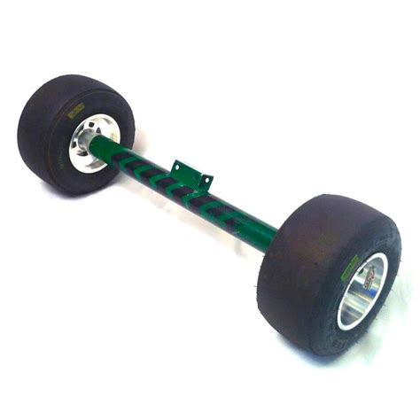 Full Axle Kit With Edwards Futura Wheels To Fit Crane Green And Mean