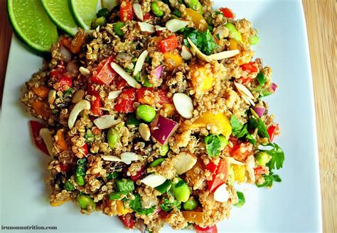We have the serving size, calories, fat, protein and carbs for just about. California Quinoa Salad (Whole Foods Copycat Recipe) | i ...