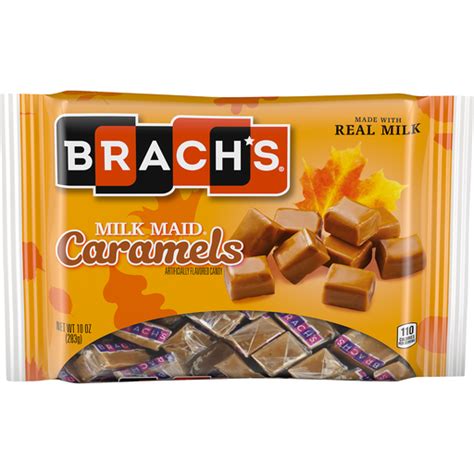 Brachs Milk Maid Caramels Halloween Candy 10 Oz Bag Dulces