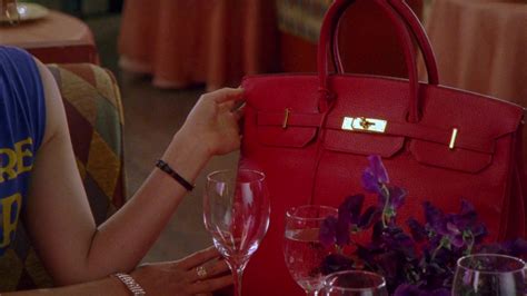 Hermes Birkin Red Tote Bag Of Lucy Liu In Sex And The City S E