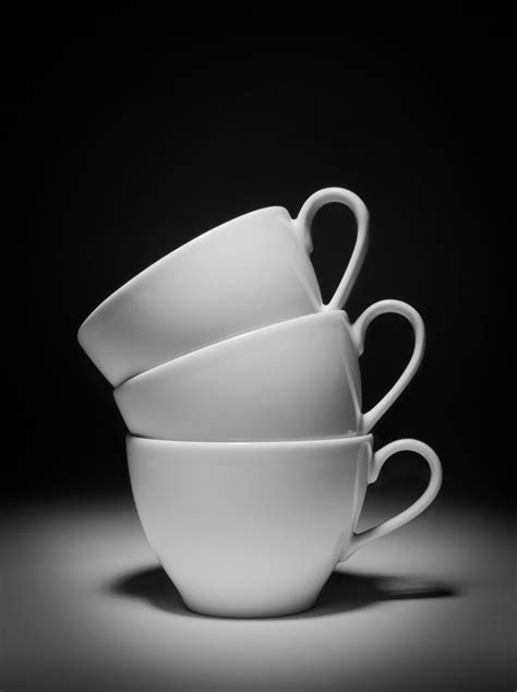Three White Tea Cups Still Life Photography Photography Objects