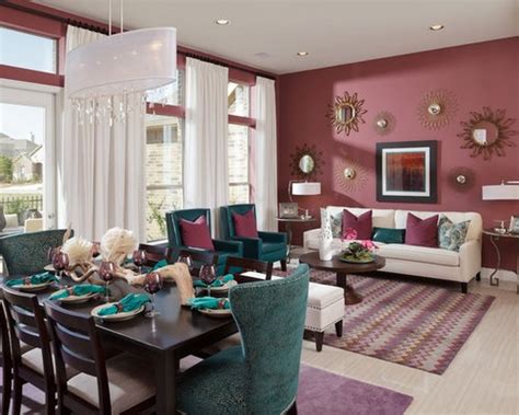 Burgundy And Blue Design Ideas And Remodel Pictures Houzz