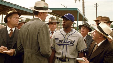 Jackie robinson, 42, first black man to play on a team of all whites and make it to the world championship. F This Movie!: Review: 42 (Heath Holland's Take)