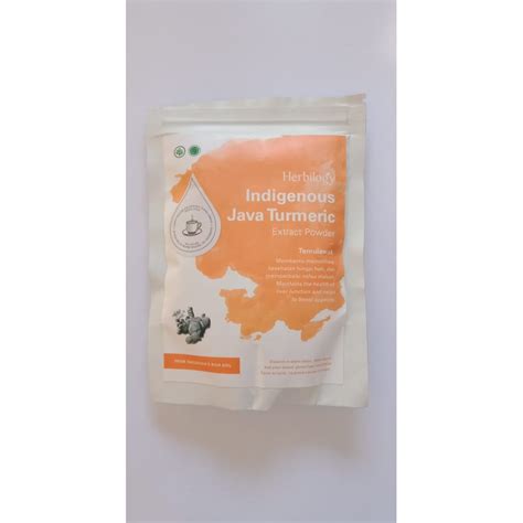 Herbilogy Java Turmeric Extract Powder Temulawak 100 Gram Shopee