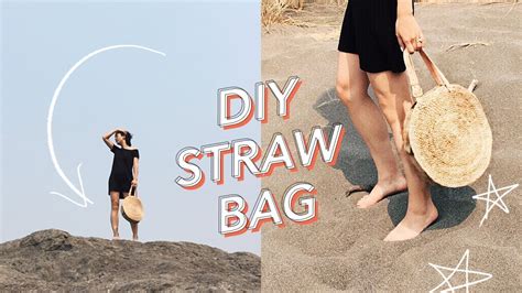 How To Make A Straw Bag Withwendy Youtube