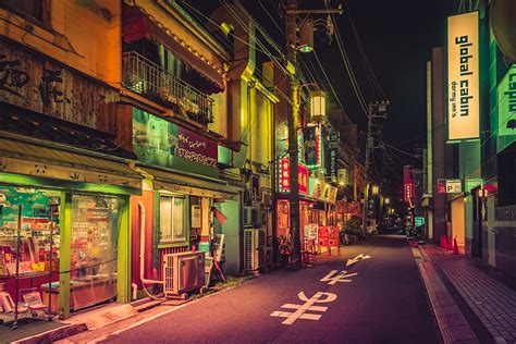 Deserted Japan Street By Anthonypresley On Deviantart