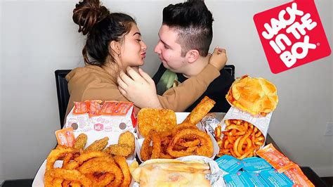 My First Time Kissing A Girl Jack In The Box Mukbang Youtube