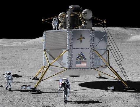 Nasas Altair Moon Lander Concept Download Scientific Diagram