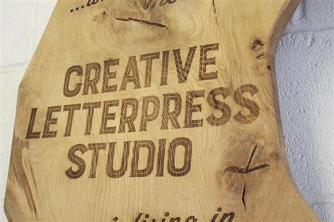 Laser Engraved Wood Sign Artisan Model Makers