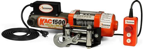Keeper Kac1500 110120v Ac Electric Winch With Hand Held