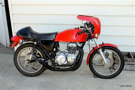 Searching for a cafe racer, bobber, scrambler, brat style or any other custom motorcycle? 50's Haze: Cafe racer for sale