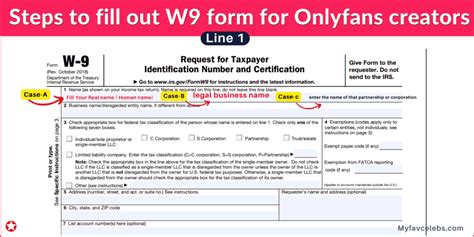 How To Fill Out W9 For Onlyfans Step By Step Guide