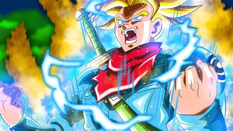 All Super Saiyan Rage Future Trunks Art Origins Dbz Dokkan Battle