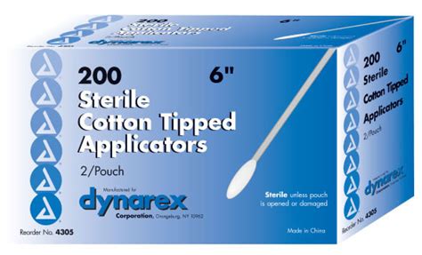 Cotton Tipped Applicators 6 Sterile